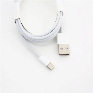 Omega FABRIC CABLE HIGH QUALITY LIGHTNING TO USB 1,2A 100 COPPER TAIWAN POLY 2M WHITE [44278] OUFBBHQL2W - Kable USB - miniaturka - grafika 2