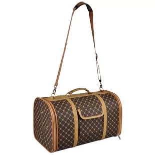 FLAMINGO Torba do transportu zwierząt Chloe 2, brązowa, 45x26x26 cm - Sprzęt podróżny i transportery dla psów - miniaturka - grafika 1