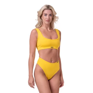Bielizna sportowa damska - NEBBIA Biustonosz bikini braletka Miami Sporty Yellow - grafika 1