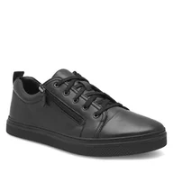 Półbuty męskie - Sneakersy Lasocki MI07-B214-B41-07 Czarny - miniaturka - grafika 1