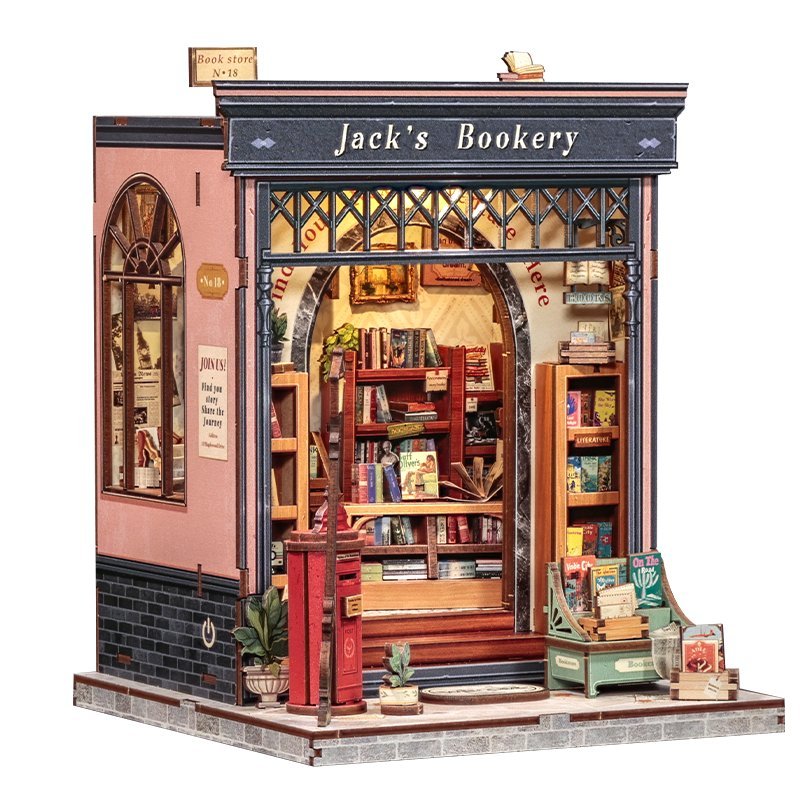 DIY Book Nook - Jack's Bookery DIY Puzzle 3D