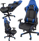 Fotele gamingowe - Fotel Verk FOTEL GAMINGOWY KUBEŁKOWY OBROTOWY BIUROWY GRACZA - miniaturka - grafika 1