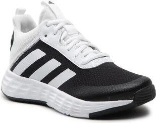Trampki dziewczęce adidas niskie OwntheGame 2.0 K czarny/biały/różowy - Buty dla dziewczynek - miniaturka - grafika 1