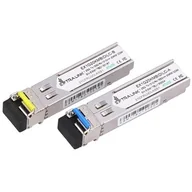 Pozostałe akcesoria sieciowe - ExtraLink SFP 1.25G WDM 1310/1550NM SM 20KM LC DDM - PAIR EX.6204 - miniaturka - grafika 1