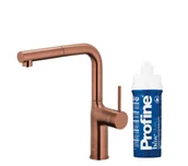 Baterie kuchenne - KFA Armatura Duero Pure Move 6623-423-34 Miedziany Stal szlachetna - miniaturka - grafika 1