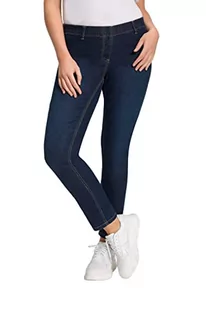 Ulla Popken Duże rozmiary damskie Slim Skinny Jeans ze szlufkami na pasek 69805594, niebieski (Fashion Denim 94), 34 PL - Paski - miniaturka - grafika 1