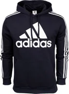 Bluzy męskie - Adidas Bluza męska adidas Essentials Hoodie granatowa H14642 XL - miniaturka - grafika 1