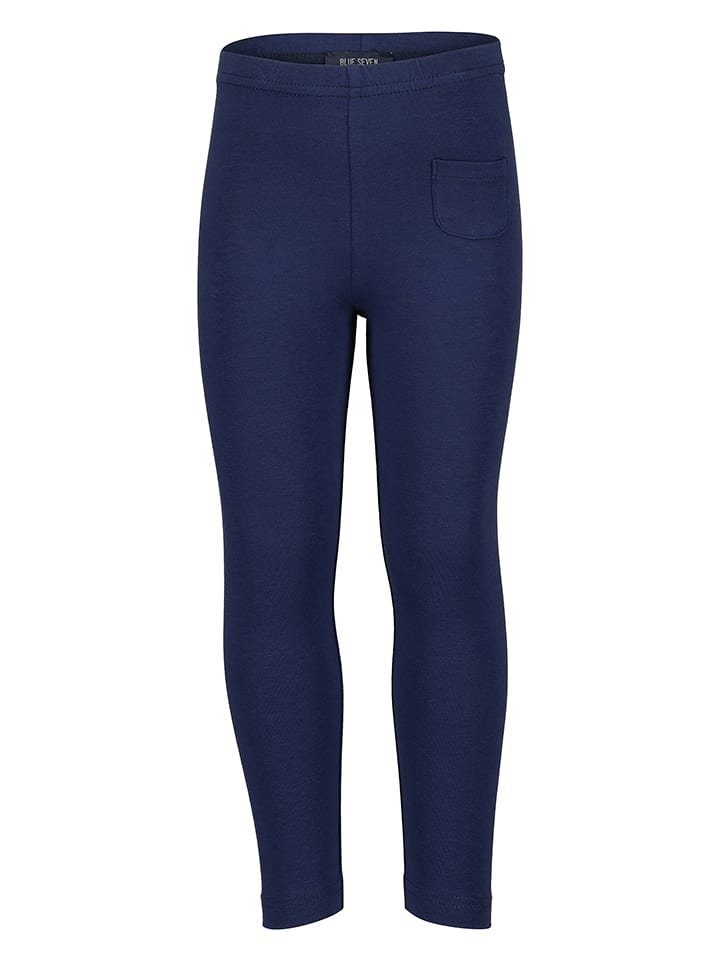 Blue Seven Legginsy w kolorze granatowym
