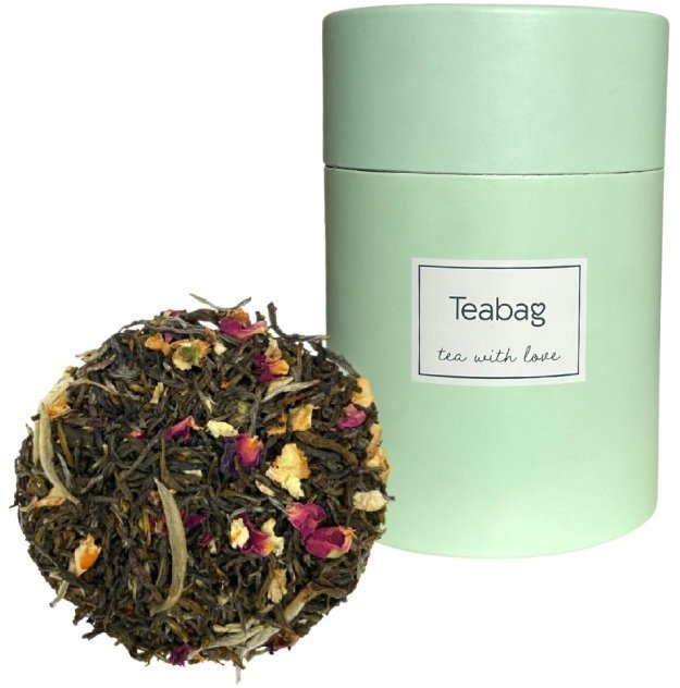 Teabag Biała herbata Japońska Kwiatowa Wiśnia 50g - Zielona tuba