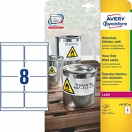 Etykiety do drukarek - Avery Zweckform Heavy Duty 99,1 x 67,7 mm L4715-20 - miniaturka - grafika 1