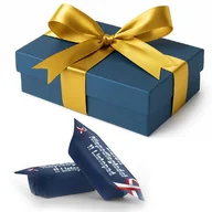 Cukierki - KRÓWKI reklamowe z logo w pudełku niebieskim - miniaturka - grafika 1