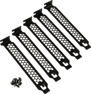 Kolink Kolink PCI Slotblenden - 5 Stück, schwarz - Akcesoria do komputerów stacjonarnych - miniaturka - grafika 1