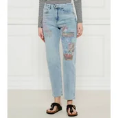 Spodnie damskie - Desigual Jeansy Vaquero | Straight fit - miniaturka - grafika 1