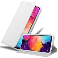 Etui i futerały do telefonów - Cadorabo etui ochronne na telefon Samsung Galaxy A50 4G / A50s / A30s w kolorze srebrnym Pokrowiec Etui Book Case Booklet - miniaturka - grafika 1
