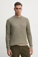 Swetry męskie - Pepe Jeans sweter bawełniany CHARLIE kolor zielony lekki PM702453 - miniaturka - grafika 1