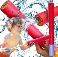 Zabawki do kąpieli - SIKAWKA POMPKA NA WODĘ PISTOLET NA BASEN DŁUGA XXL ZABAWKA WODNA - miniaturka - grafika 1