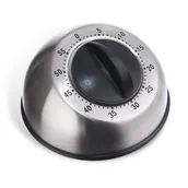 Minutniki - Minutnik kuchenny timer czasomierz stoper STALOWY 130737 - miniaturka - grafika 1