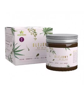 Hemp King Olejowy Mus Konopny do Ciała 100ml Lotos - Balsamy i kremy do ciała - miniaturka - grafika 1