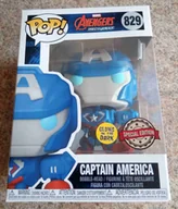 Figurki dla dzieci - Figurka Funko Pop Funko POP! 829: Marvel Mech Strike - Captain America FYE Exclusive - miniaturka - grafika 1