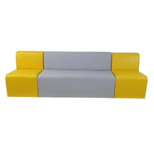 Zestaw siedzisk dla dzieci MODULO 2 NC569 - 170x49x52 cm - Meble i wyposażenie gabinetów medycznych - miniaturka - grafika 1