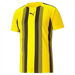 PUMA PUMA Koszulka męska Teamliga Striped Jersey Cyber Yellow-puma Black L 704920 - Koszulki męskie - miniaturka - grafika 1