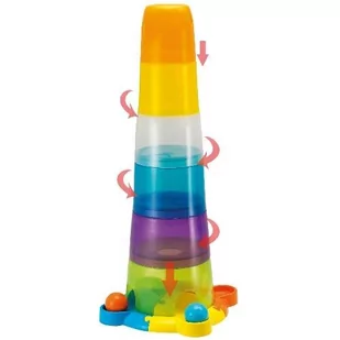 Smily Wieża Z Piłeczkami Sorter Piramidka Play - Układanki dla dzieci - miniaturka - grafika 1