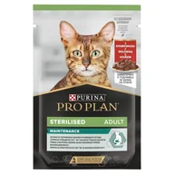 Mokra karma dla kotów - PURINA PRO PLAN STERILISED Wołowina 85g - miniaturka - grafika 1