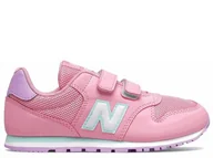 Buty dla dziewczynek - Buty dziecięce NB YV500WPB 500 Różowe - miniaturka - grafika 1