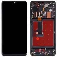 Części serwisowe do telefonów - Oryginalny Wyświetlacz LCD + ekran dotykowy Huawei P30 PRO VOG-L09 (Regenerowany) OLED Ramka czarna - miniaturka - grafika 1
