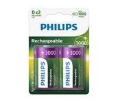 Baterie i akcesoria - Philips R20B2A300/10 - 2 szt. Bateria ładowalna D MULTILIFE NiMH/1,2V/3000 mAh - miniaturka - grafika 1