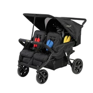 Zestawy naczyń dla dzieci - BabyTrold Trille Quadro Wózek do żłobka 4 osobowy czarny - miniaturka - grafika 1