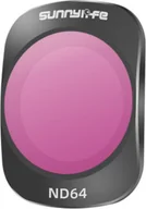 Akcesoria do drona - SunnyLife FILTR SZARY OCHRONNY ND64 NDX64 DO KAMERY DJI OSMO POCKET 3 - miniaturka - grafika 1