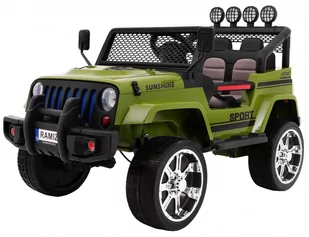 Auto na akumulator Jeep Raptor DRIFTER Napęd 4x4 Zielony - Pojazdy elektryczne dla dzieci - miniaturka - grafika 1