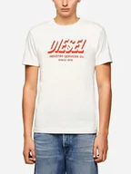 Koszulki męskie - T-shirt Diesel T-DIEGOS-A5 A018490GRAM129 S (3US) Jasnoszary (8059010646649) - miniaturka - grafika 1