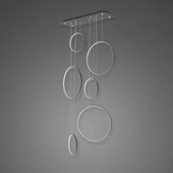 Lampy sufitowe - Altavola Design Ledowe Okręgi lampa wisząca 130W czarna LA076/P_90_in_3k_black_dimm - miniaturka - grafika 1