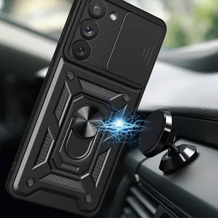 Hybrid Armor Camshield etui do Samsung Galaxy A54 5G pancerny pokrowiec z osłoną na aparat różowe - Etui i futerały do telefonów - miniaturka - grafika 3