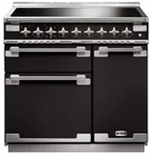 Kuchenki elektryczne - Kuchnia z płytą indukcyjną FALCON Elise 90 Czarny szczotkowany nikiel - miniaturka - grafika 1