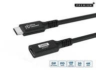 Kable komputerowe i do monitorów - Microconnect USB3.2CC015EX kabel USB USB 3.2 Gen 2x2 0,15 m USB C Czarny - miniaturka - grafika 1