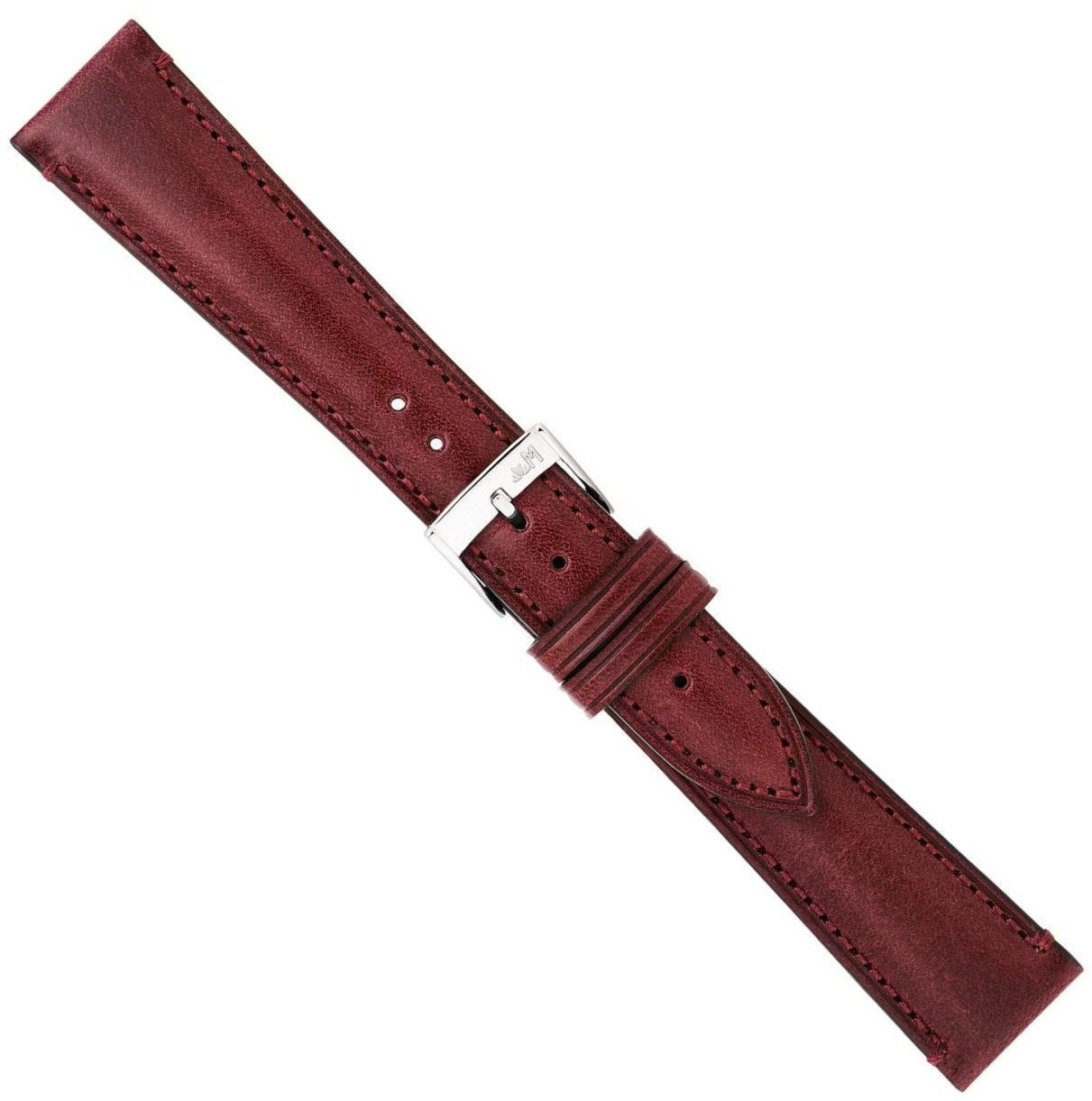 Skórzany pasek do zegarka 20 mm Morellato A01X6122E40081CR20 bordowy .