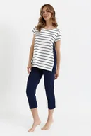 Piżamy damskie - Cana Piżama 448 XL Granatowy - miniaturka - grafika 1