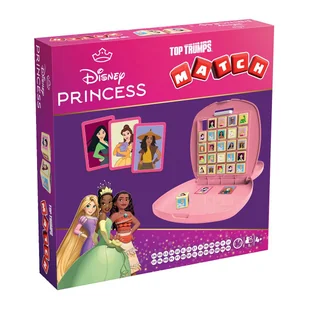TOP TRUMPS Match Disney Princess, gra planszowa, Winning Moves - Gry planszowe - miniaturka - grafika 1