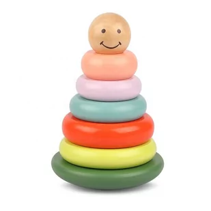 Sprytne Zabawki. Drewniana Układanka Sorter Wieża Toys4Edu - Układanki dla dzieci - miniaturka - grafika 1
