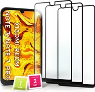 Szkła hartowane na telefon - Hello Case 3-pak SZKŁO HARTOWANE DO Redmi Note 7 / 7 PRO na cały ekran 9H ochronne 5D - miniaturka - grafika 1