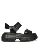 Sandały damskie - Melissa Sandały Melissa Pulse Ad 36854 Czarny - miniaturka - grafika 1