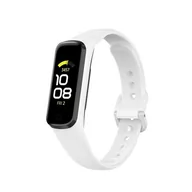 Akcesoria do smartwatchy - Opaska Pasek Bransoleta Smoothband Samsung Galaxy Fit 2 R220 Biały - miniaturka - grafika 1