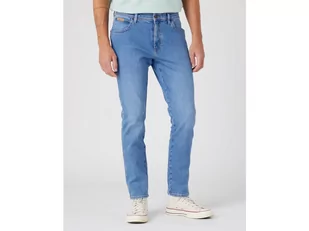 Wrangler Texas Slim Męskie Spodnie Jeansowe Jeansy Off Shore W12Sjxz83-W38 L32 - Spodnie męskie - miniaturka - grafika 1