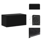 Pokrowce na meble ogrodowe - vidaXL Pokrowiec na meble ogrodowe 6 oczek 160x80x75 cm - Pokrowce ochronne na meble ogrodowe - miniaturka - grafika 1