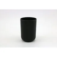 Kubki na szczoteczki do zębów - Kubek SIMPLY czarny - miniaturka - grafika 1