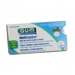 GUM GUM Halicontrol - do ssania przeciw nieświeżemu oddechowi z ust (halita), 10 szt 3060 - Produkty na nieświeży oddech - miniaturka - grafika 1