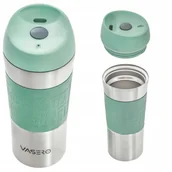 Kubki termiczne - POJEMNY KUBEK TERMICZNY TERMOS ANTYPOŚLIZGOWY - miniaturka - grafika 1